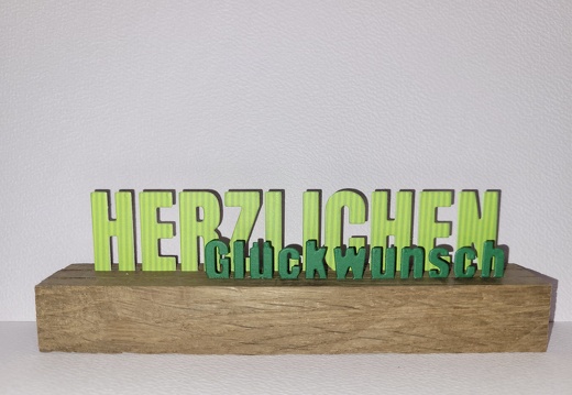 Herzlichen Glückwunsch 